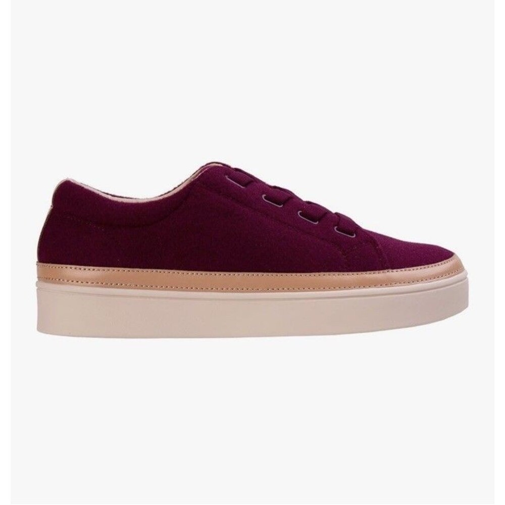 Revitalign Malibú Size 6B Women's Leather Casual Orthotic Shoes Burgundy - Picture 5 of 11